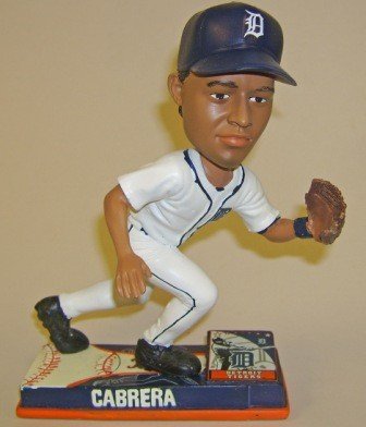 Miguel Cabrera Tigers 2008 MLB On Field Bobblehead