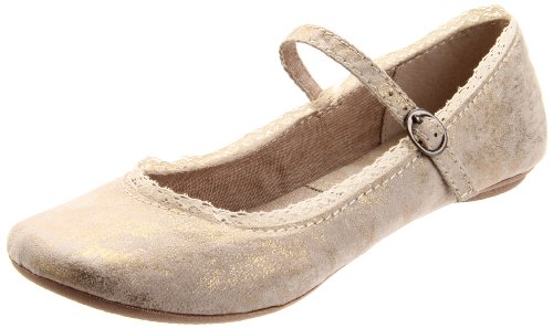 Big Buddha Women's Blur Flat,Dusty Gold,8 M US