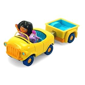 Dora the Explorer and Tico's Take Along Car with Trailer by Learning Curve by Take Along Nickelodeon