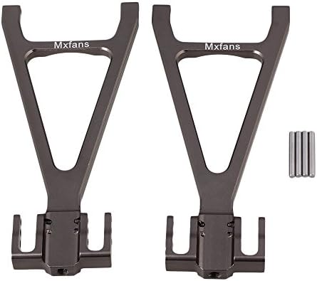 Mxfans Titanium Upgrade Alloy Rear Lower Suspension Arm 5333 for TRAXXAS E-REVO RC1:10 Largefoot Pack of 2