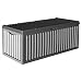 Auflagenbox 350 Liter in Schwarz