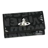(<strong>ヴィヴィアンウエストウッド</strong>)Vivienne Westwood STONEAGE ロゴ付き 6連キーケース 720V NERO/NERO(ブラック) 並行輸入品