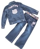 Hello Kitty Little Girl Belted Jeans