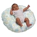 Boppy Newborn Lounger with Slipcover - Blue Bubbles