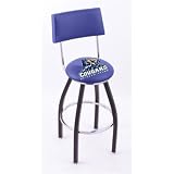 Brigham Young Cougars 30 Single-ring Swivel Bar Stool with seat back