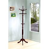 Walnut Finish Coat Rack By Coaster Furniture