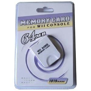 Nintendo Gamecube Compatable 1019 Block 64 MG Memory Card by True Memory - Non Compress