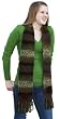 Handmade Chunky Acrylic and Wool Scarf - Extra Long in Forest Woods (100% knitted by hand)