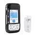 T-mobile Nokia 5300 Xpressmusic Accessory Bundle Kit - Solid Black Snap On Crystal Cover Case W/ Belt Clip + Premium Reusable LCD Screen Protector with Lint Cleaning Cloth By Ikross