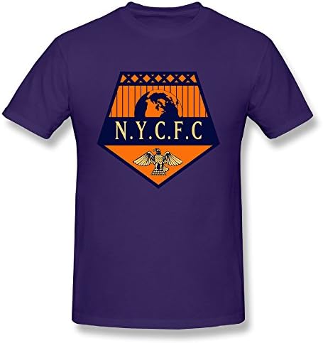 NYC FC Logo New Popular T Shirts For Men Purple