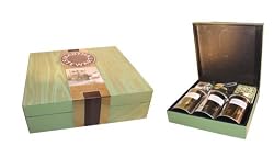 Martha Stewart Estate Tea Sampler Christmas Hanukkah Holiday Thanksgiving Gift Wooden Box Set