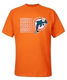 Miami Dolphins Big and Tall Orange Logo T-Shirt