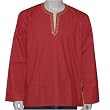 Shirts from India - Mens Casual Cotton Kurta Size M Chest 38 inches (gsk458a)