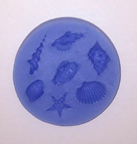 Seashell Shell Fondant Mold Silicone Cake Decoration Starfish Round
