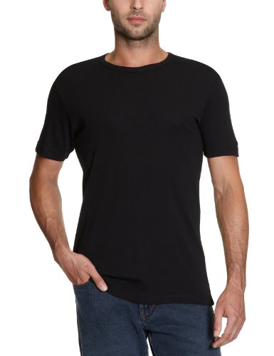 MEXX Herren Shirt/ T-Shirt H3RE0011, Gr. 52 (XL), Schwarz (black 001) Preisvergleich