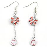 MLB Touch by Alyssa Milano Chicago Cubs Red Ribbon Bow Drop Earrings