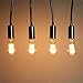 Candelabra Edison A15 Vintage Bulbs by Brooklyn Bulb Co. | Mini Coney Island Collection, Dimmable, 40W (E12 Socket), Warm White, Spiral Filament Style | Pack of 4