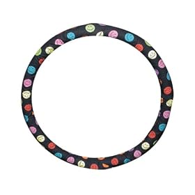 Awesome Grip Wheelchair Rim Cover with Smiley Faces