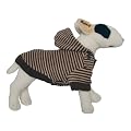 Hunde Fleecejacke gestreift XL