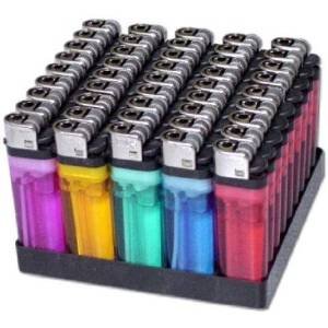 Cigarette Lighters Disposable Classic Lighter - Wholesale Pack Lot (50)