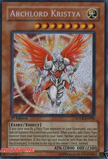 YuGiOh Stardust Overdrive - Archlord Kristya Secret Rare SOVR-EN096