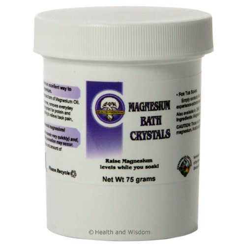 MAGNESIUM BATH CRYSTALS 75 GRAM 1 BATH MAGNESIUM BATH CRYSTALS 75 GRAM 1 BATH