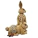 Jim Shore Heartwood Creek Honey Bunnies-Two Bunnies with Flowers Figurine