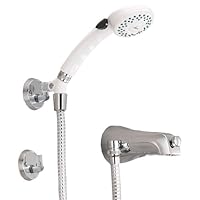 Alsons 410SPBPK AddAShower Personal Shower Unit, White/Chrome