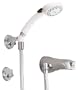Alsons 410SPBPK AddAShower Personal Shower Unit, White/Chrome