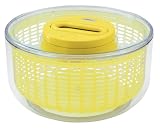 Zyliss, 15714, Easy Spin Salad Spinner, 4-6 Servings, Yellow