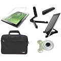 NAVITECH - Sp�cial Offre de No�l : inclus Sacoche de luxe noire + Protection d'�cran anti-r�verb�rations + Stand de positionnnement ajustable + Joystick/manette pour le Acer Aspire ICONIA TAB A500 & A501