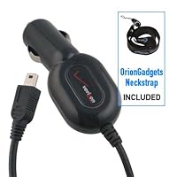 Oriongadgets MiniUSB Car Charger for Motorola MOTO VU204
