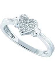0.08CTW DIAMOND MICRO PAVE RING