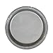 Hanna K. Signature Silver Solid Color Premium Heavy Weight Plastic Appetizer Plate (7