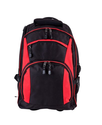 Travelwell Single Handle Rolling College Laptop Computer Backpack REDB005688KLC