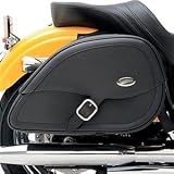Saddlemen Drifter Teardrop Saddlebags with Shock Cutaway