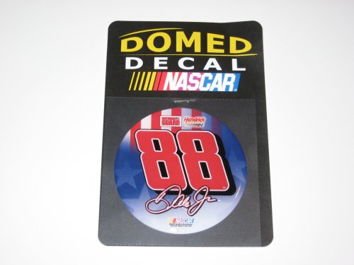 #88 DALE EARNHARDT JR 2008 NATIONAL GUARD 3 INCH ROUND DOMED DECAL.