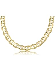 14K Solid Yellow Gold Mariner Link Chain / Necklace 11mm Wide 26" inch Long - Weighing 104.5 Gr.