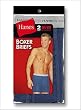 2 PACK Hanes Spun Cotton Dyed Boxer Briefs (BIG SIZE XXL Men) - Assorted