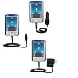 Gomadic for the PalmOne palm Zire 72s - Deluxe Kit for the PalmOne Zire 72s includes a USB cable with Car and Wall Charger - Gomadic Brand w/ TipExchange Technology