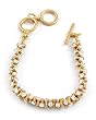 Goldtone Clear Rhinestone Toggle Bracelet Fashion Jewelry