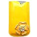 宝石のように輝く七宝のコサージュがついたiPhoneケース   iPhone4用　Jewel Flower(イエロー)