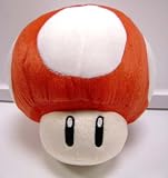 Super Mario Bros.: MEDIUM RED MUSHROOM PLUSH + Pin