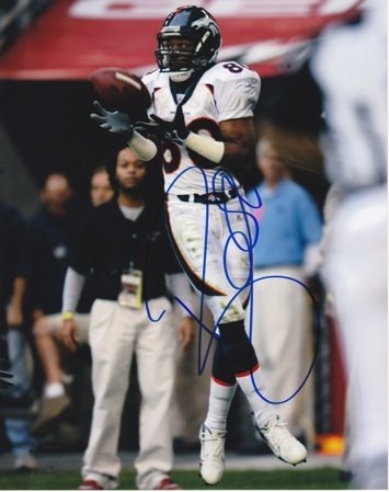 Rod Smith Autographed/Hand Signed Denver Broncos 8x10 Photo