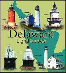 Delaware Bay Lights Coverlet