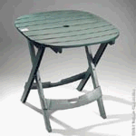 Adams Mfg./Patio Furn. 8550483731 Quik-Fold Cafe Table