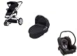 Quinny 2011 Buzz Stroller with Dreami Bassinet and Mico Carseat Set in Black Quinny 2011 Buzz Stroller with Dreami Bassinet and Mico Carseat Set in Black