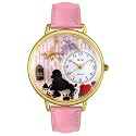 Women's Dog Groomer Theme Pink Leather