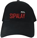 CAPS BLACK EMBROIDERY " SIPALAY - ISO CODE " PHILIPPINES
