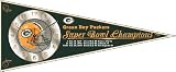 Green Bay Packers Super Bowl Pennant Clock